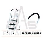 Escalera Tubular 4 pasos Masescaleras