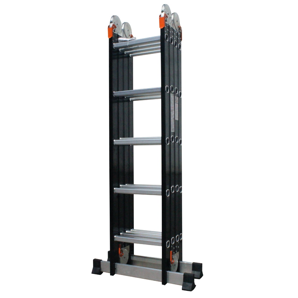 4X5-2 Escalera 20 pasos multipropósito 4x5 reforzada black Max Escaleras - Imagen 1