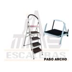 Escalera Tubular De 5 Pasos Masescaleras