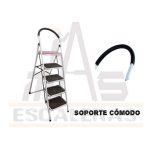Escalera Tubular De 5 Pasos Masescaleras