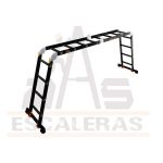 Escalera multiproposito de 16 pasos 4x4 reforzada