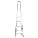 Escalera 12 pasos tijera de 11 peldaños en aluminio 3.60mts Max Escaleras - Imagen 3