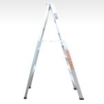 Escalera tijera 7 pasos 6 peldaños en aluminio 2.10 mts Max Escaleras - Imagen 2