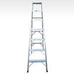 Escalera tijera 7 pasos 6 peldaños en aluminio 2.10 mts Max Escaleras - Imagen 3