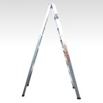 Escalera tijera 8 pasos 7 peldaños en aluminio 2.40mts Max Escaleras - Imagen 2