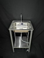 Lavamanos Portátil Dispensador Llave Pedal 53X48 Fermetal - Imagen 2