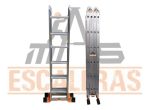 Escalera Multifuncional De 24 Pasos marca Más Escaleras 4x6 reforzada - Imagen 2