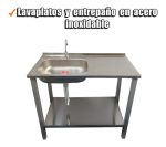 Lavaplatos Poceta Izquierda Socoda Con Griferia Y Base - Imagen 4