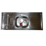 Lavaplatos Acero Inoxidable 120x50 Tramontina