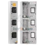 Caja vertical 3 medidores monofásicos certificada Catelcol