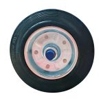 Zorra Carga 200kg 8" Rueda antipinchazos roja y azul Más Carga - Imagen 3