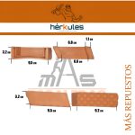 Patas escalera tijera caucho repuestos para delanteros y traseros - Imagen 5