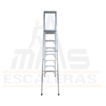 Escalera tipo avión de 7 pasos de plataforma Max Escaleras - Imagen 6