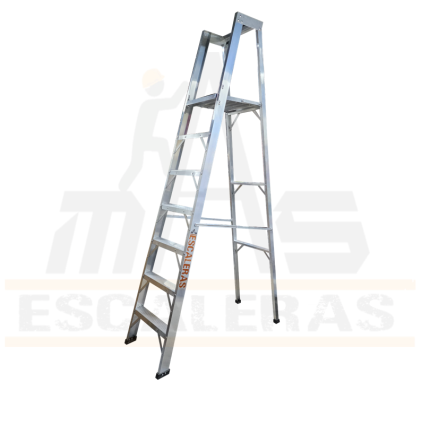 Escalera tipo avión de 7 pasos de plataforma Max Escaleras