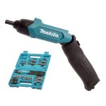 Atornillador Inalámbrico Makita DF001DW 3.6v Li Ion 80 Pzs