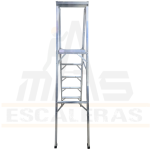 Escalera tipo avión 5 pasos con plataforma Max Escaleras - Imagen 6