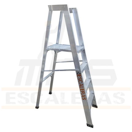 Escalera tipo avión 4 pasos con plataforma
