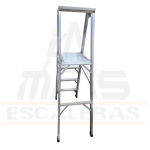 Escalera tipo avión 4 pasos con plataforma Max Escaleras - Imagen 4