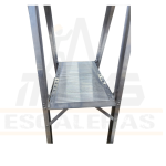 Escalera de plataforma tipo avión de 6 pasos Max Escaleras - Imagen 2