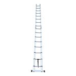 Escalera Telescópica 5 Mts 16 Pasos Tijera Doble De 2.5 + 2.5 Max Escaleras - Imagen 3