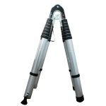 Escalera Telescópica 5 Mts 16 Pasos Tijera Doble De 2.5 + 2.5 Max Escaleras - Imagen 6