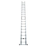 Escalera Telescópica 5.6m 18 Pasos Tijera Doble De 2.8+2.8 Max Escaleras - Imagen 2