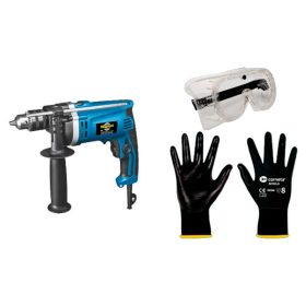 Taladro Percutor Magnum 710w+gafas+guantes Incolma