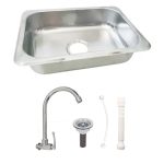 Lavaplatos poceta Fermetal 52x36 sin base acero inoxidable - Imagen 2