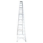 Escalera 15 pasos tijera de 14 peldaños en aluminio 4.50 mts Max Escaleras - Imagen 3