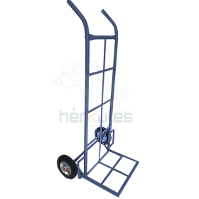 Carretilla Zorra 180Kg 1.3 Mt Más Carga Rueda 6" maciza azul