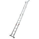 Escalera 4x4 16 pasos multipropósito reforzada gris Max Escaleras - Imagen 7