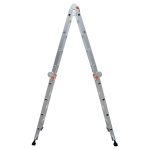 Escalera 4x4 16 pasos multipropósito reforzada gris Max Escaleras - Imagen 5