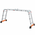 Escalera multipropósito de 12 pasos 4x3 reforzada Gris Max Escaleras - Imagen 5