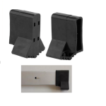 Escalera multipropósito de 12 pasos 4x3 reforzada con plataforma Gris Herkules - Imagen 3