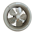 Extractor Semi Industrial 7” EM18 Motor Abierto 110V Aspa metálica E&M Hérkules