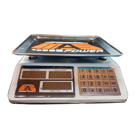 Báscula digital 40 Kg Más Tablero en Acero DY-679S Más Power