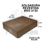 Soldadura revestida 6013 3/32 caja x 5 Kg Más Soldadura
