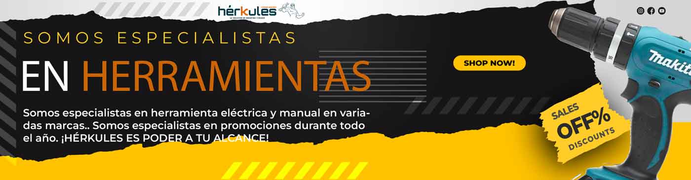 Hérkules es especialista en herramientas