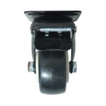 Rodachina 2" polivinil con freno negra marca Hérkules - Imagen 3