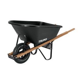Carretilla Plástica 6 FT3 Neumática Truper
