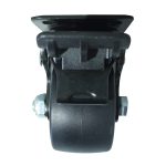 Rodachina Carnicera con freno 2.5", giratoria poliamida unidad marca Hérkules - Imagen 3