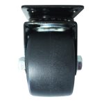 Rodachina carnicera Sin Freno 3", giratoria poliamida marca Hérkules - Imagen 3