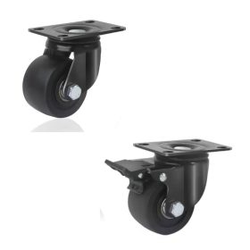 Rodachinas carniceras 2 giratorias 2 freno 2.5" poliamidas marca Hérkules