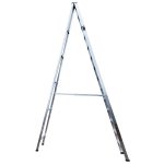 Escalera 14 pasos tijera de 13 peldaños en aluminio 4.20 mts Max Escaleras - Imagen 2