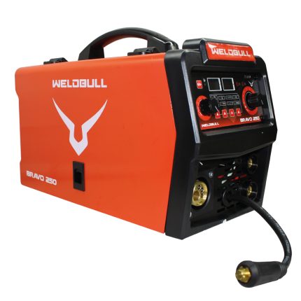 Equipo Soldadura Bravo 250 Weldbull MMA/TIG/MIG/MAG/FCAW 250A 110-220V