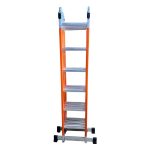 Escalera multipropósito 4x6 Fibra de vidrio 24 pasos marca Max Escaleras - Imagen 3