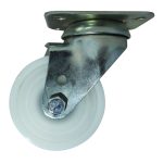 Rodachina 3" Nylon Sin Freno, Giratoria Blanca Marca Hérkules - Imagen 2