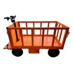 Carro eléctrico de carga 1 tonelada KL-150*80 Trolley Cart marca Kellen
