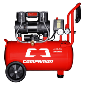 Compresor Silencioso 24 Lts 1hp 110v Companion