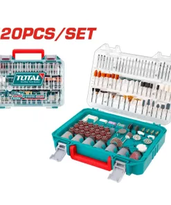 Juego de Accesorios para Mototool 420 Piezas en Estuche Plástico Total